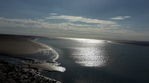 View  across Morecambe Bay from Midland Hotel