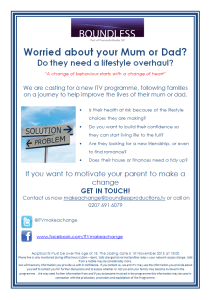 ITV Programme opportunity